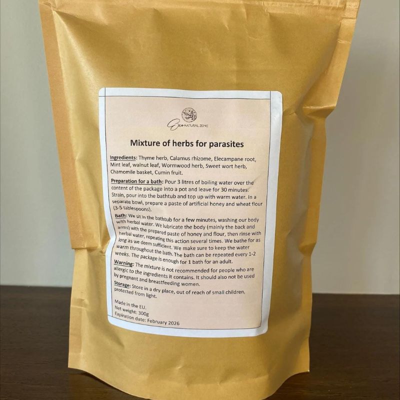 Mixture of herbs for parasites Cleansing - Eco Natural Zone